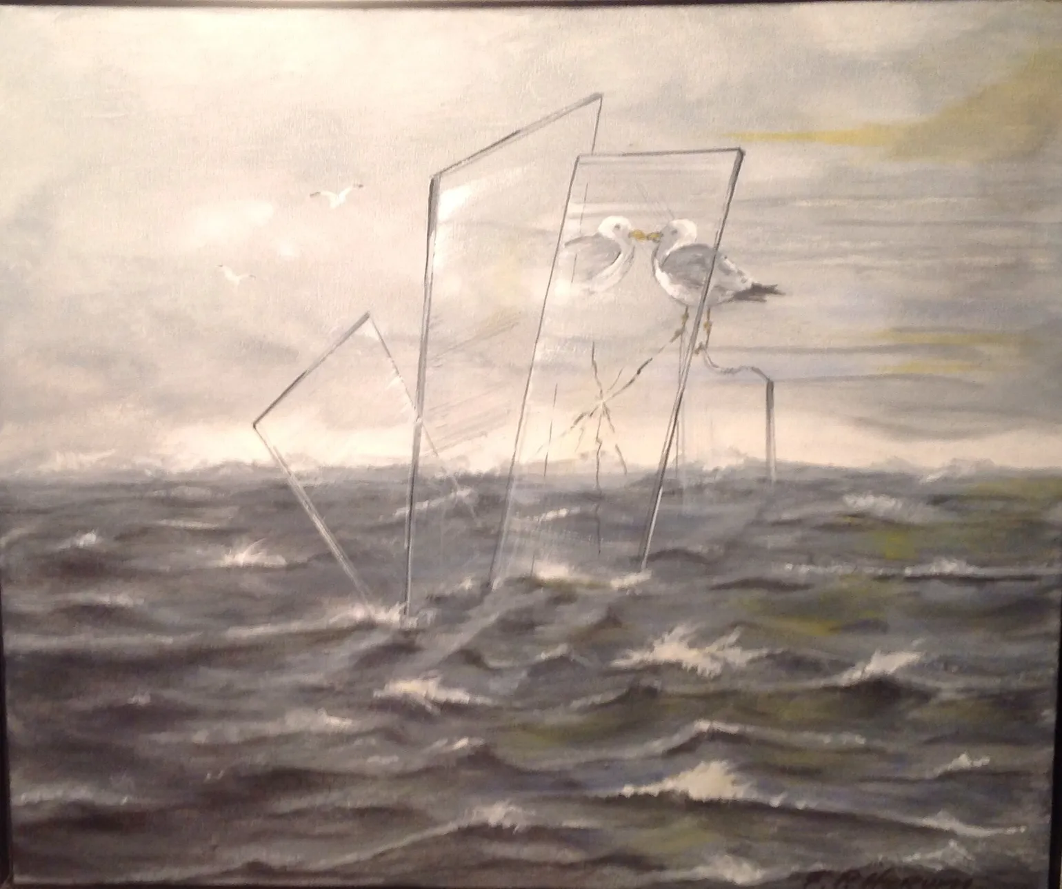 Maleri nr 15 50 cm X 60 cm